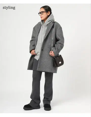 AP STUDIO 체스터 코트 (체크) 36