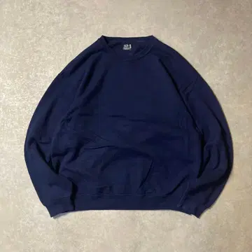 90s-00s 빈티지 프룻 오브 더 룸 무지 맨투맨 플레인