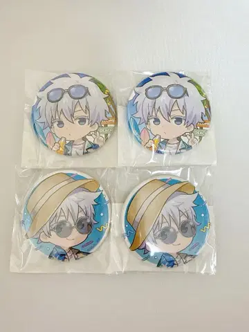 주술회전 마루쿠지 Aloha vibes 고죠 사토루 캔뱃지