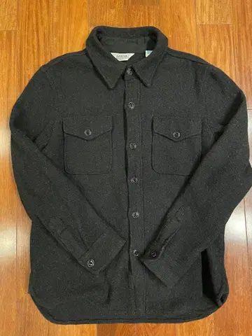 파이브 브라더 블랙 울 셔츠