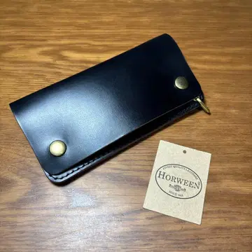 트래커 지갑 HORWEEN 크롬엑셀 롱 2층 타입 차심