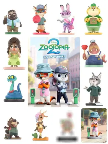 주토피아 2넥스트 어드벤처 피규어 세트 주디 팝스