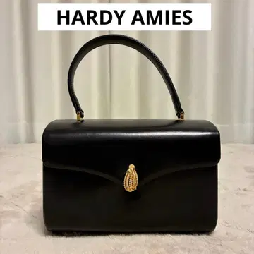 하디 에이미스 블랙 골드 관혼상제 상자형 핸드백 영국