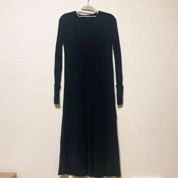 Mila owen 리브 니트 원피스