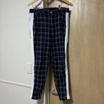 Belinda 남성용 팬츠 체크 무늬 M 베린다