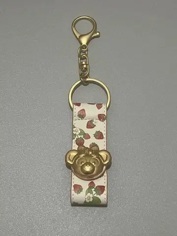 더피 프렌즈 하트 펠트 스트로베리 기프트 머리띠 홀더