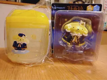 해피 복권 폼폼푸딩 a 피규어 캐니스터