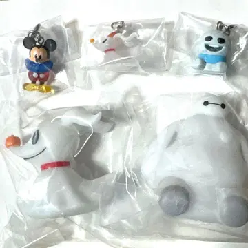 디즈니 라이트 마스코트 베이맥스 & 제로 메지루시 액세서리 가챠