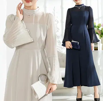 플레어 롱 원피스