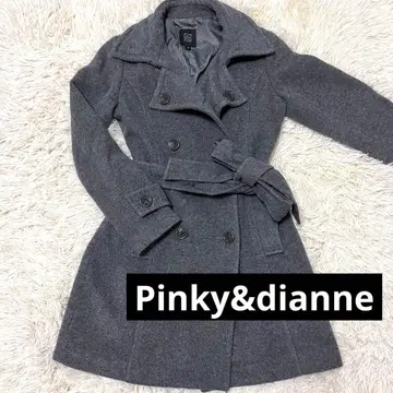 Pinky&dianne 코트 그레이 롱 코트 겨울