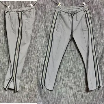 정가 25300엔 onegravity 사이드 지퍼 스트레치 트랙 팬츠