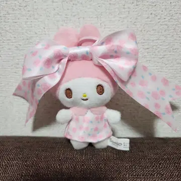 마이멜로디 시크릿 마스코트 키링 장미