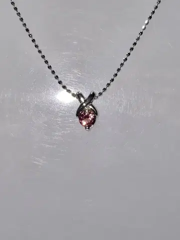 귀여운 색석 K14 화이트 골드 1.4g 40cm 목걸이