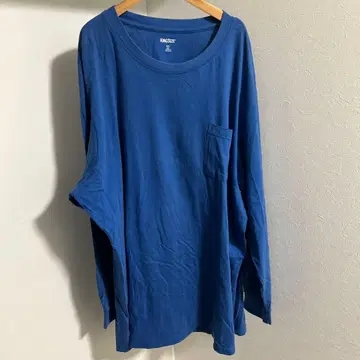 KINGSIZE 4XL 파랑 긴팔 셔츠