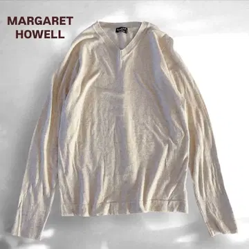 [ 영국제 ] 마가렛호웰 코튼 V넥 니트 풀오버