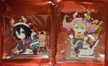 귀멸의 칼날 크리스마스 아크릴 스탠드 이쿠로 오바나이 칸로지 미츠리