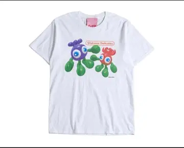 아오바 착용 LANE 와카사 생활 부루부루군 콜라보 T셔츠 L