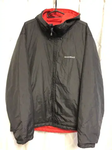 몽벨 서멀랜드 후드티 XL 사이즈 블랙 x 레드 리버서블 깨끗함