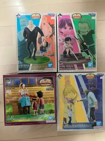 원피스 제일복권 리바이벌 모먼트 ABCD 조형왕 루피 조로 상디