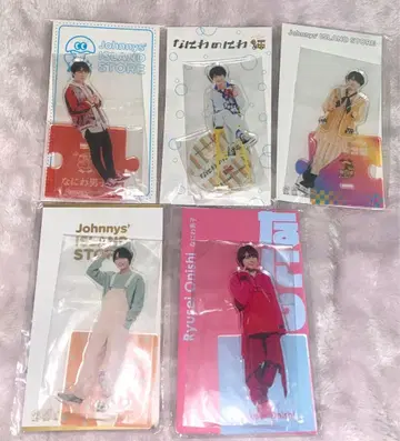 Johnny's 나니와단시 오니시 류세이 아크릴 스탠드 5개 세트