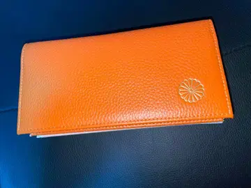 [ 황궁 지갑 ] 황궁 한정판 장지갑 오렌지 천연 가죽 지갑