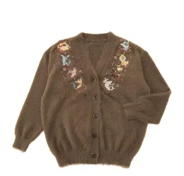 미개봉 새상품 포켓몬 센터 한정판 이브이 컬렉션 자수 니트 가디건