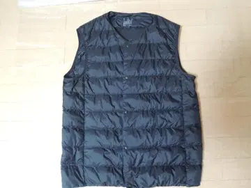 신사 MUJI 무인양품 노카라 이너 다운 베스트 XL 포켓터블