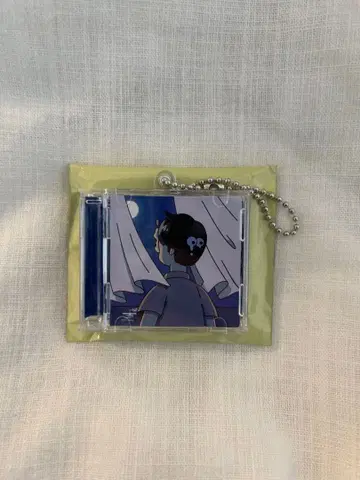 마카로니 연필 미니어처 CD풍 키링 우리의 눈물은 하늘에 묻자