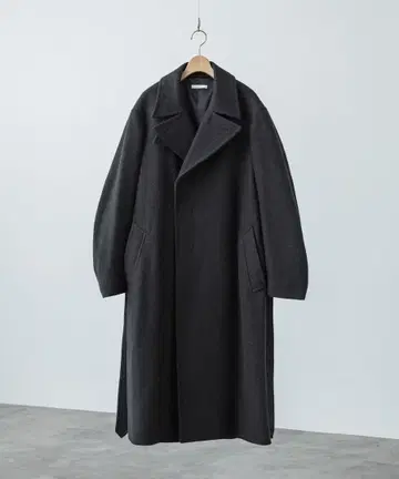 WYM SMOOTH HERRINGBONE MAXI OVER COAT
