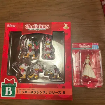 디즈니 크리스마스 오너먼트 2025 B상 & 안나 세트