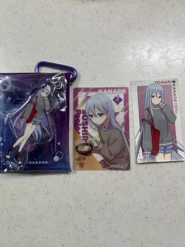 카나 스시로 콜라보 멀티 파우치, 카드, 스티커