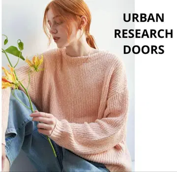 URBAN RESEARCH DOORS 코튼 슬라브 KNIT