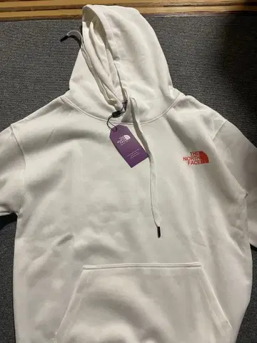THE NORTH FACE 화이트 후드 부착 후드티