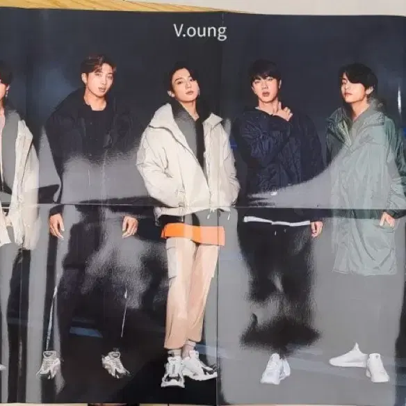 방탄소년단 bts 포스터 휠라 2020 winter