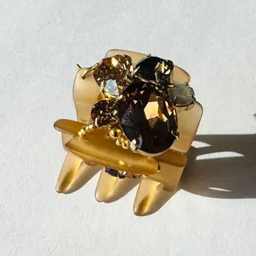 Complex Biz 디저트 클립 중간 클립 골드 계열