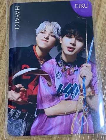 하야토 에이큐 트레이딩 카드 페어 트레이딩 카드