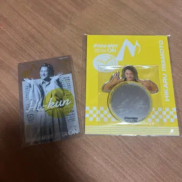 이와모토 테루 SnowMan 거울 스티커 클리어 스티커 투어 굿즈 ON