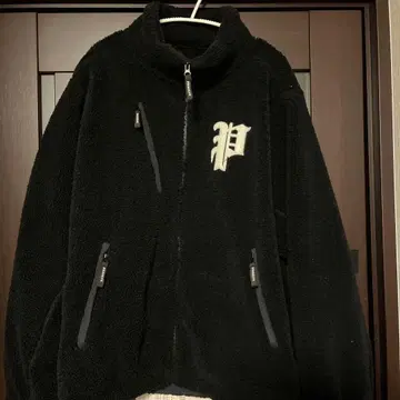 PHATRNK 블랙 플리스 자켓