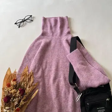 b1328*새상품 어반 리서치 도어스 울 혼방 터틀 니트