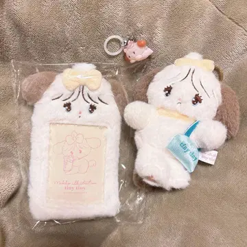 mikko 수플레 봉제 인형/트레이딩 카드 케이스/메지루시 액세서리 세트