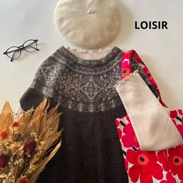 b1789* 로와지르 모헤어 혼방 사이드 슬릿 니트 원피스