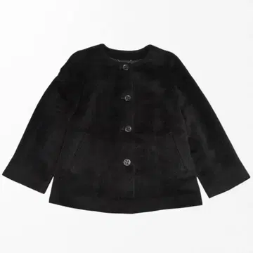 23구 노카라 숏코트 알파카 혼방 블랙