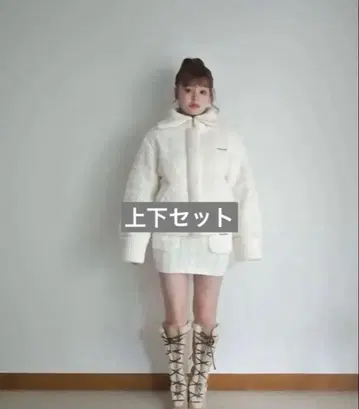 andmary Mary quilting knit jacket pants