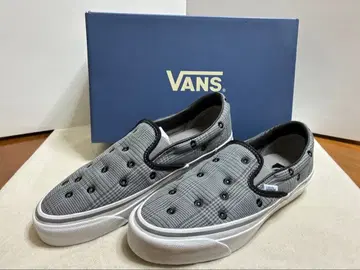 VANS 슬립온 그레이 도트 패턴