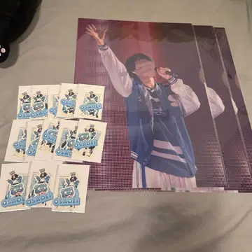 오사데이 스티커 클리어 포스터