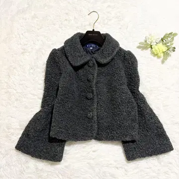 엠즈 그레이시 M's GRACY 보아 자켓 다크 그레이 40