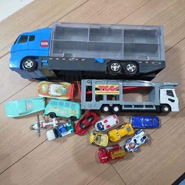 토미카 캐리어카와 미니카 세트 전 14개
