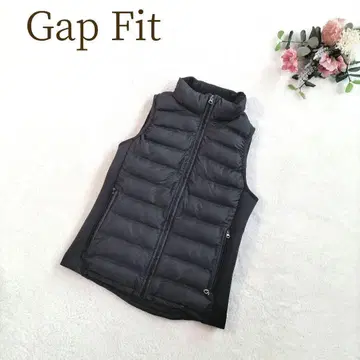 [갭 핏] 여성용 블랙 충전솜 베스트 XXS 작은 사이즈