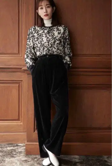 CLANE 다나카 미나미 COLOR LINE VELOR PANTS