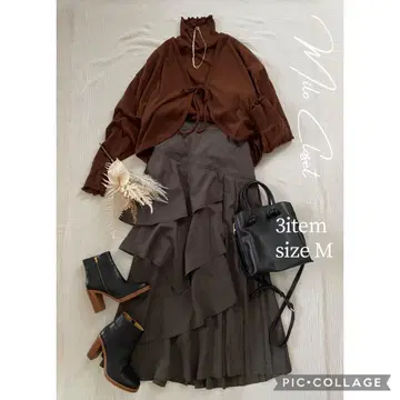 성인 단맛 매운맛 스커트 세트 여성 의류 묶음 판매 셋업 코디 판매 M